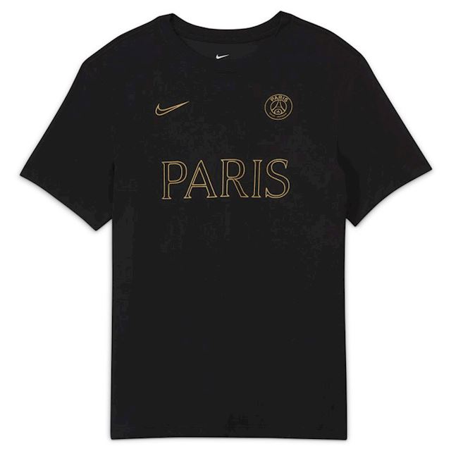 Nike Paris Saint-Germain Men's Football T-Shirt - Black | CD1232-010 ...