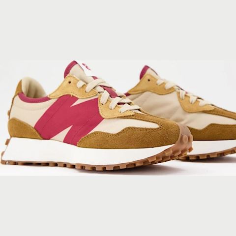 new balance royal tenenbaums 327 trainers in tan