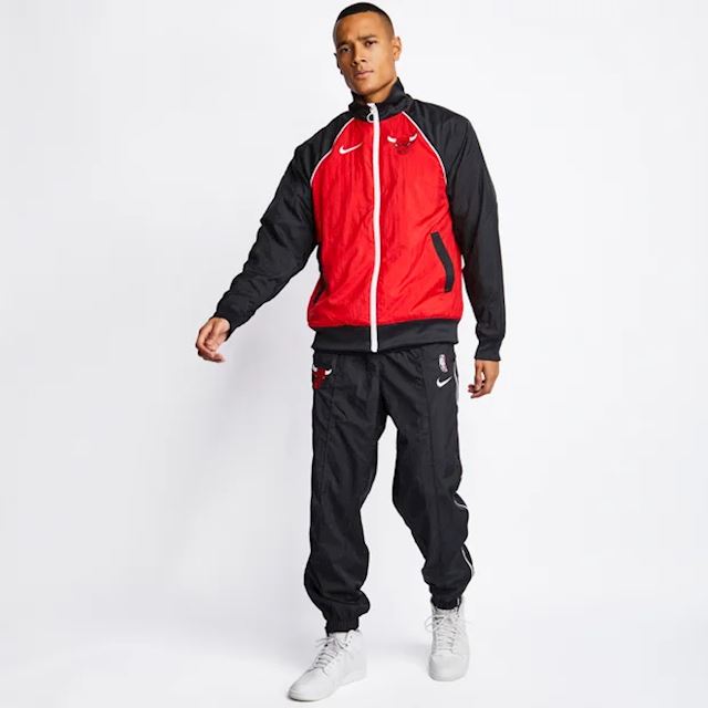 Nike Chicago Bulls - Men Track Tops - Red - Poly Woven - Size S - Foot ...