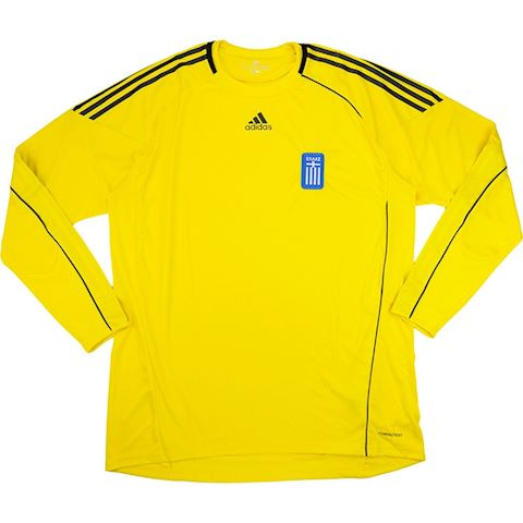 adidas Greece Mens LS Goalkeeper Player Issue Home Shirt 2010 | FOOTY.COM