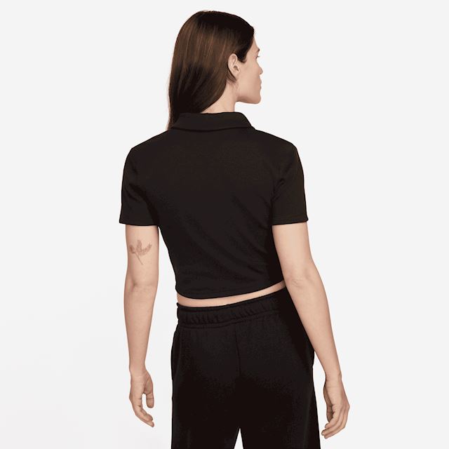 Nike Sportswear Essential Women's ShortSleeve Polo Top Black