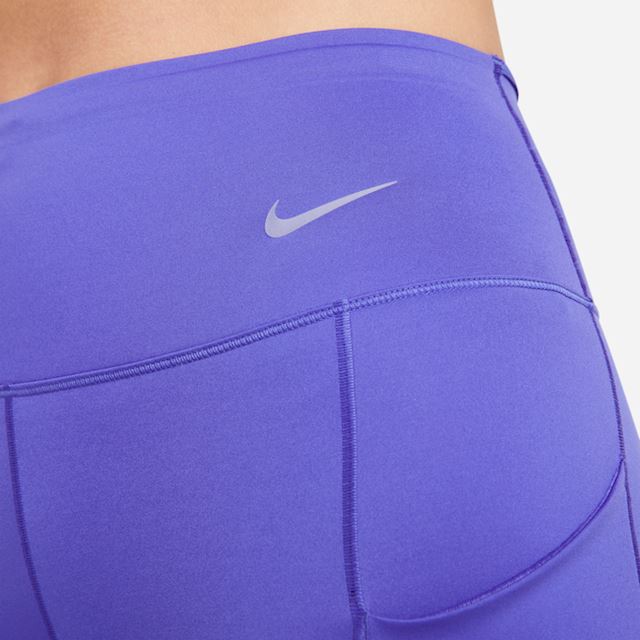 Nike Go Women's Firm-Support Mid-Rise 7/8 Leggings with Pockets - Blue ...