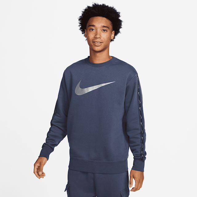 Nike Sportswear Repeat Men's Fleece Sweatshirt - Blue | DX2029-437 ...