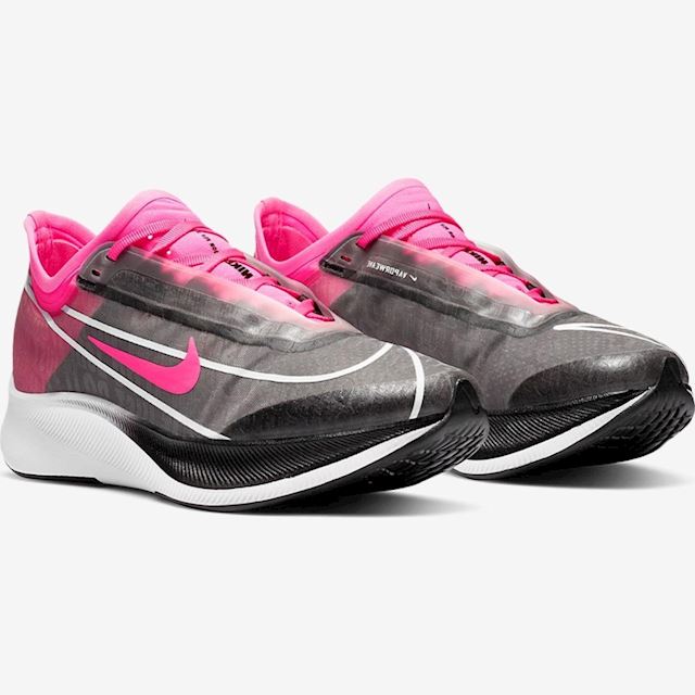Nike Womens Zoom Fly 3 Black Pink Blast White | AT8241-005 | FOOTY.COM