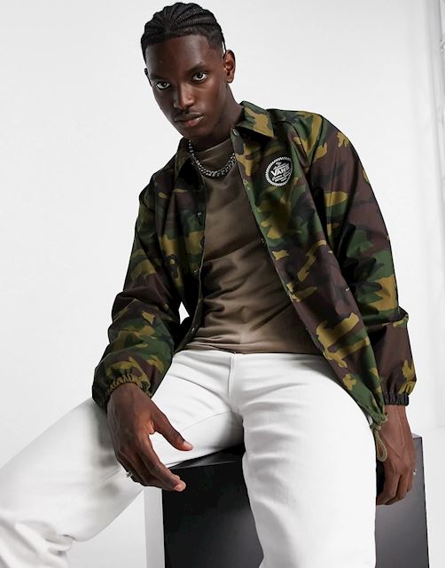 vans torrey jacket camo