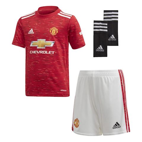 adidas Manchester United Kids SS Home Mini Kit 2020/21 | FM4288 | FOOTY.COM