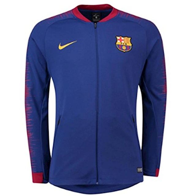 Nike FC Barcelona Anthem Men's Football Jacket - Blue | 894361-456 | FOOTY.COM