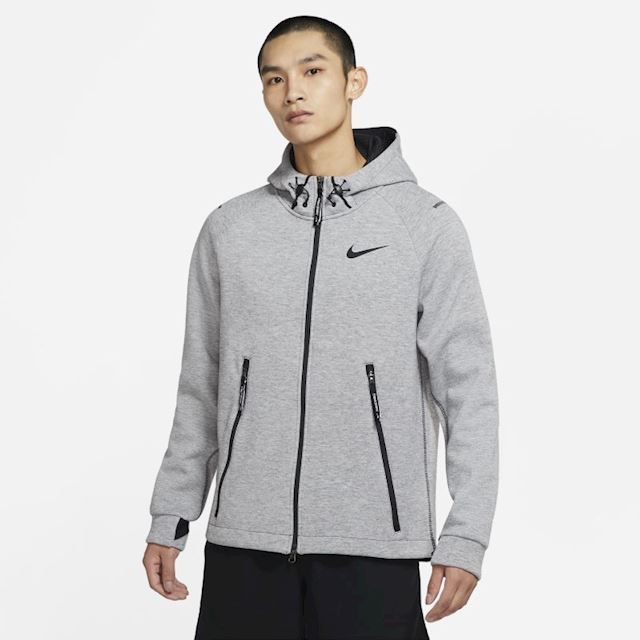 Nike Pro Therma-FIT Men's Full-Zip Fleece Jacket - Grey | DD1878-010 ...