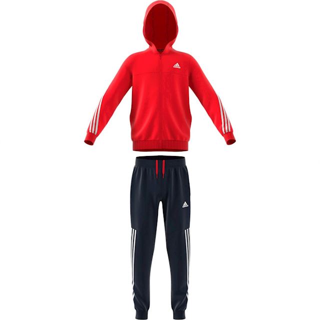 adidas Tracksuit 3stripes Vivid Red/white Kids HU1547