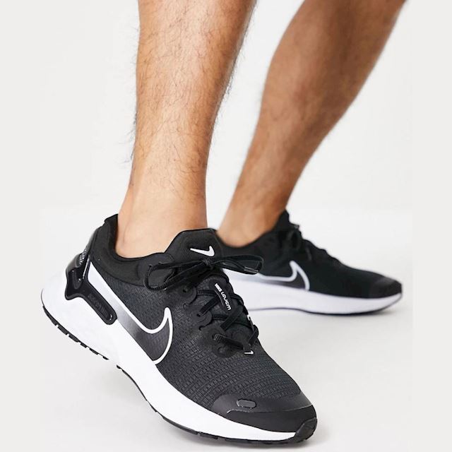 Nike Running Renew Run 3 trainers in black and white | DC9413-001 ...