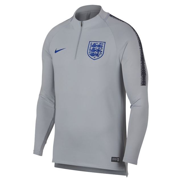 Nike England Dri-FIT Squad Drill Men's Long-Sleeve Football Top - Grey ...