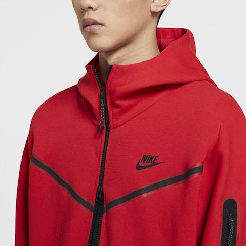 Nike Sportswear Tech Fleece Men's Full-Zip Hoodie - Red | CU4489-657 ...