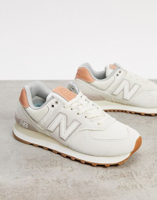 New Balance 373 trainers in beige and orange | WL574BCV | FOOTY.COM
