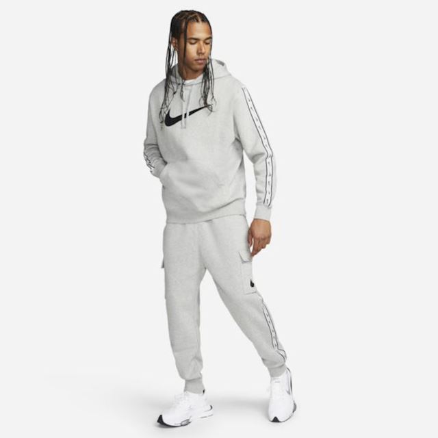 Nike Sportswear Repeat Men's Pullover Fleece Hoodie - Grey | DX2028-063 ...