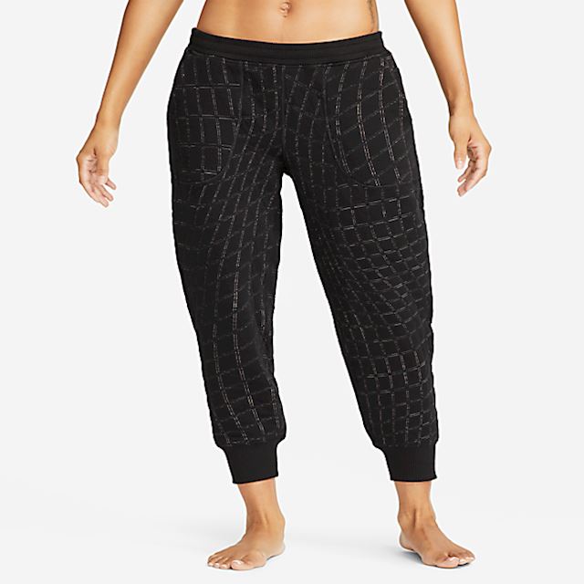 Nike Yoga ThermaFIT Luxe Women's Reversible Fleece Trousers Black DQ6314010