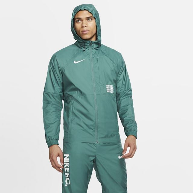 Nike fc jacket green clearance