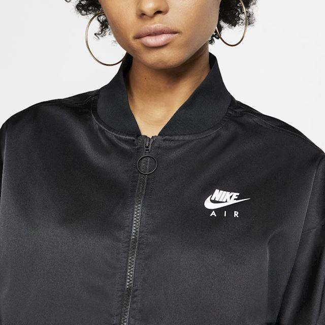 Nike Air Women's Satin Track Jacket - Black | BV4779-010 | FOOTY.COM