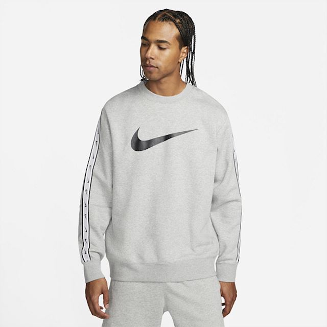 Nike Sportswear Repeat Men's Fleece Sweatshirt - Grey | DX2029-063 ...