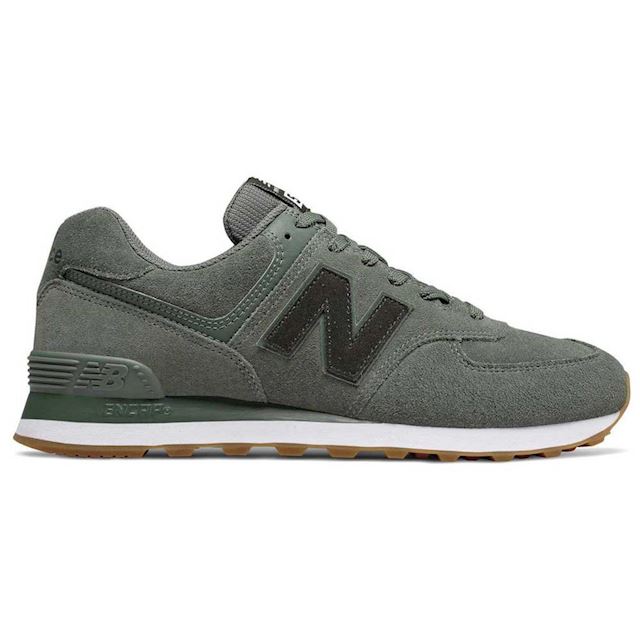 New Balance 574 Shoes - Slate Green/White | ML574NFE | FOOTY.COM