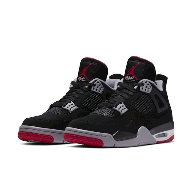 Nike Air Jordan 4 Retro Men's Shoe - Black | 308497-060 | FOOTY.COM