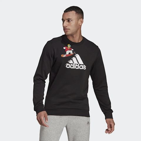 Adidas x the simpsons snowboard graphic sweatshirt