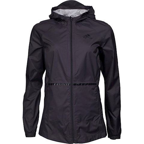 Adidas womens adizero running rain jacket utility black clearance