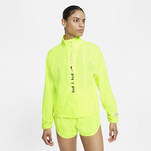 nike yellow running jacket