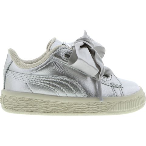 puma basket heart metallic