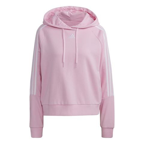 adidas clear pink hoodie