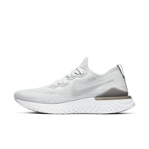 nike epic react flyknit silver