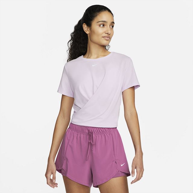 Nike Dri-FIT One Luxe Women's Twist Standard-Fit Short-Sleeve Top ...