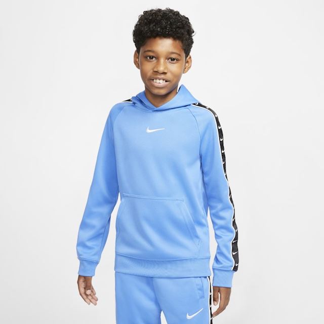 Nike Sportswear Swoosh Older Kids' Hoodie - Blue | CV1337-402 | FOOTY.COM