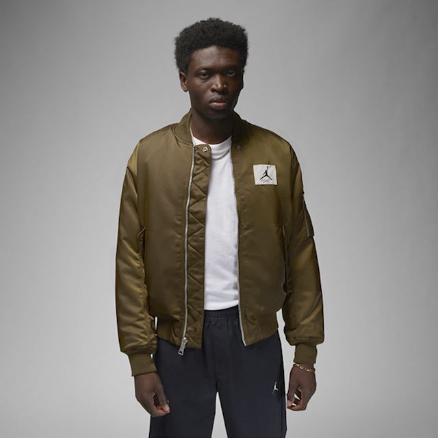 Nike Jordan Essentials Men's Statement Varsity Jacket Brown DQ7344