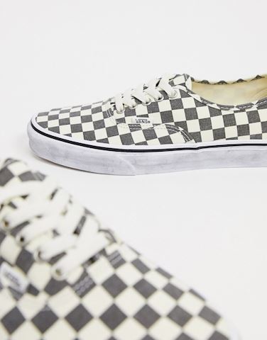 vans authentic washed checkerboard