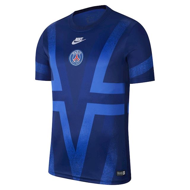 Nike Paris Saint-Germain Men's Short-Sleeve Football Top - Blue ...