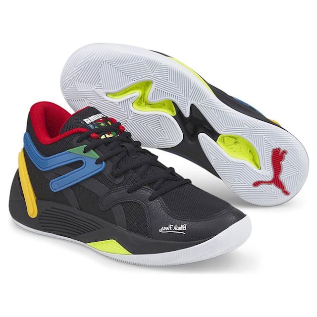Puma TRC Blaze Court Black Fives Basketball Shoes 376637 01 FOOTY COM