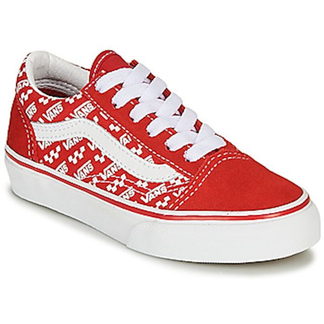 Vans UY Old Skool girls's Shoes (Trainers) in Red | VN0A4BUUW351 ... Red Vans Shoes For Girls