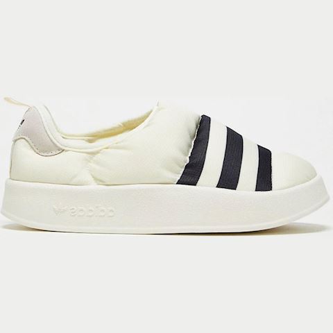 adidas Originals Puffylette in white with black detail | GY1593 | FOOTY.COM