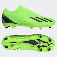 green adidas laceless football boots