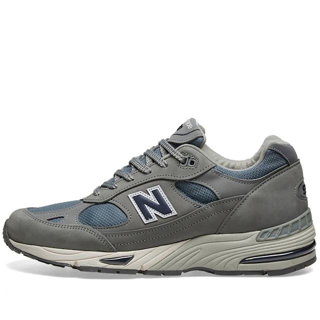 New Balance Made in UK 991 Shoes - Grey/Navy | M991NGN | FOOTY.COM