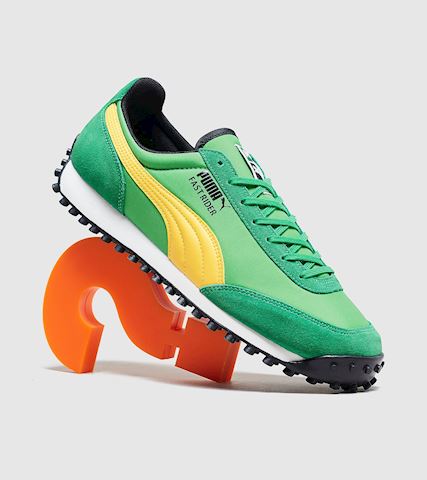 puma green and yellow trainers