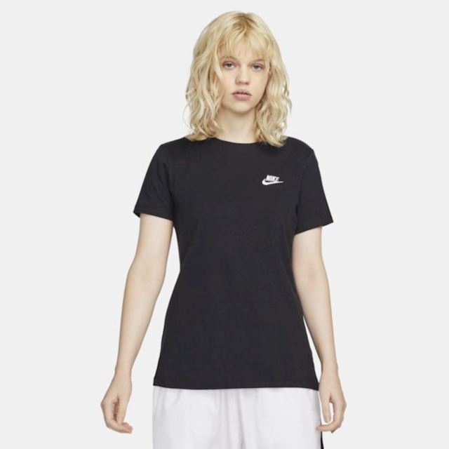 Nike Sportswear Women's Club T-Shirt - Black | DN2393-010 | FOOTY.COM