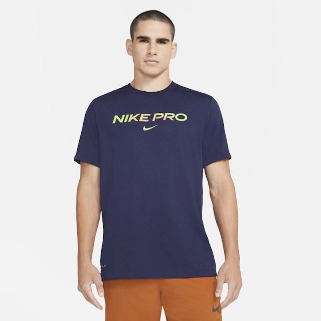 Nike Pro Men's T-Shirt - Blue | DA1587-498 | FOOTY.COM