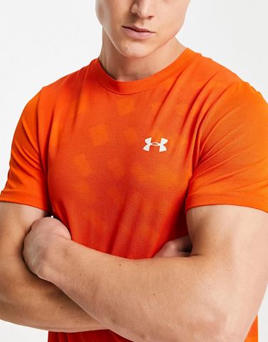 burnt orange under armour shirt