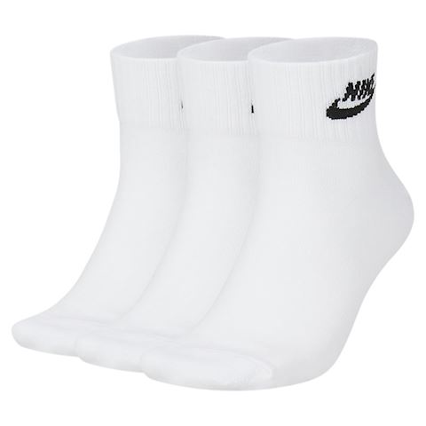 nike men's ankle socks white