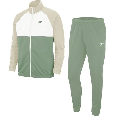nike green and white tracksuit