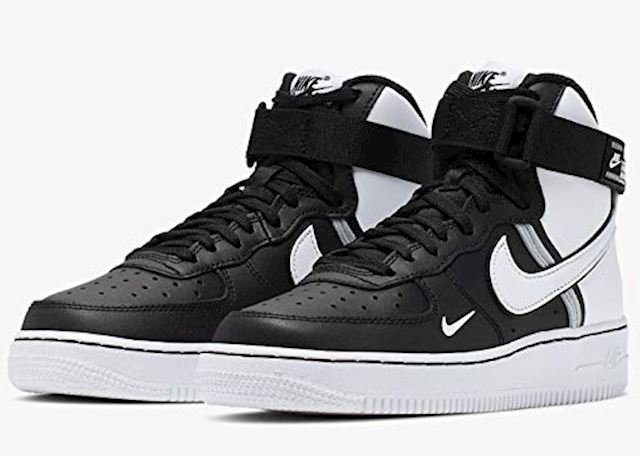 Nike Air Force 1 High Lv8 2 (GS) Black/ White-Wolf Grey-White | CI2164 ...