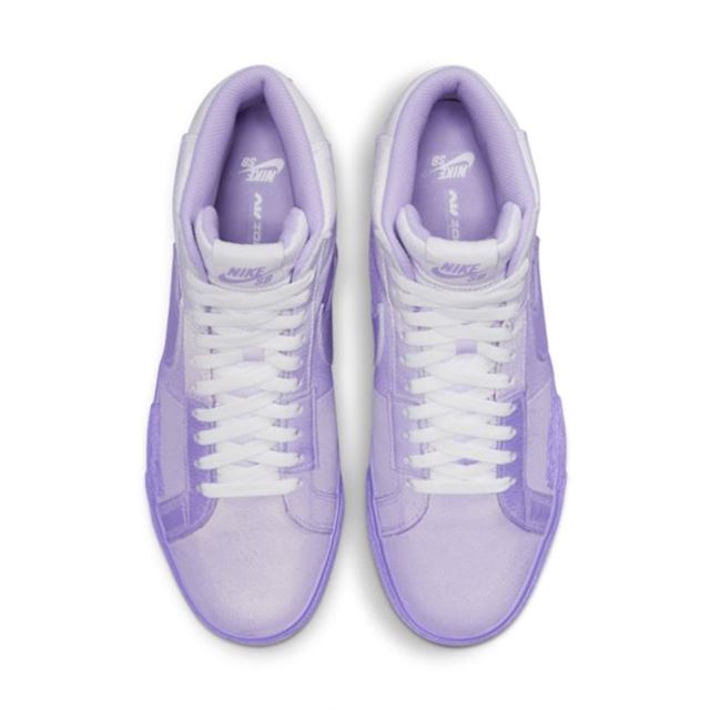 Nike SB Zoom Blazer Mid PRM Skate Shoes Purple DR9087555