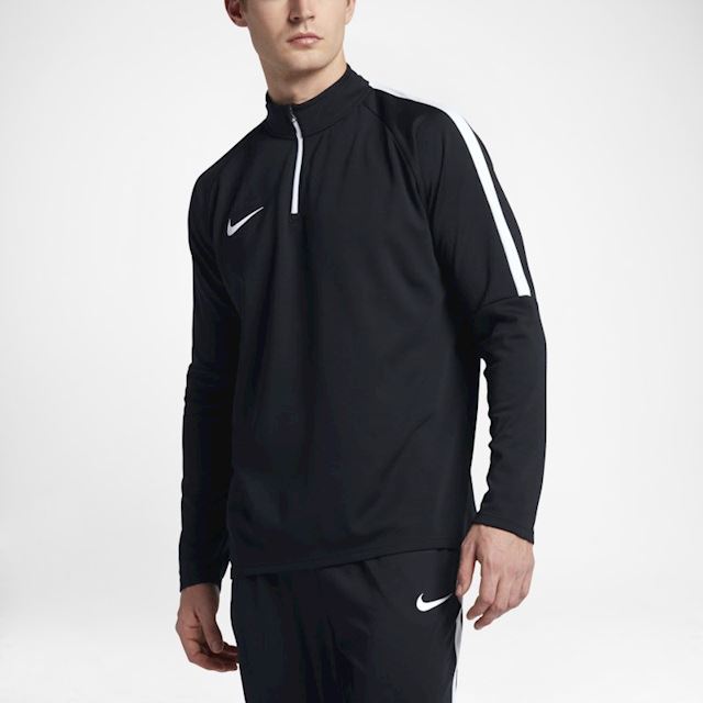 Nike Dri-FIT Academy Men's 1/4 Zip Football Drill Top - Black | 839344 ...
