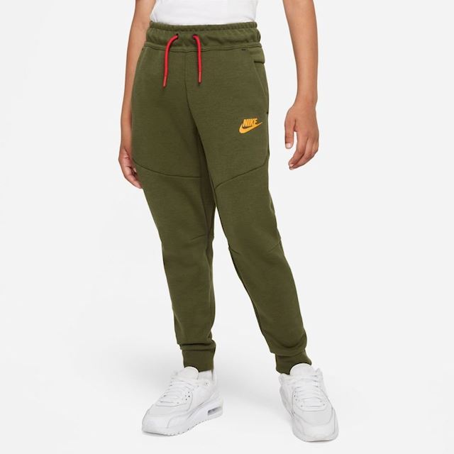 Nike Sweatpants Nsw Tech Fleece Rough Green/university Red Yellow